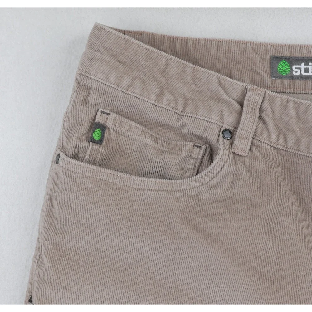 Stio‎ Rivet Cord Corduroy Pants Mens 40x32 Tan Chino Casual 5 Pocket